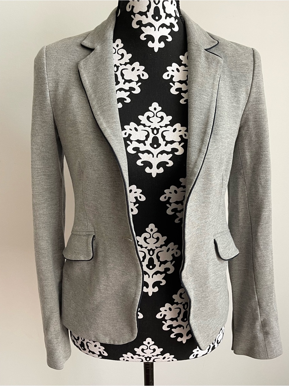 Massimo Dutti Light Gray Blazer